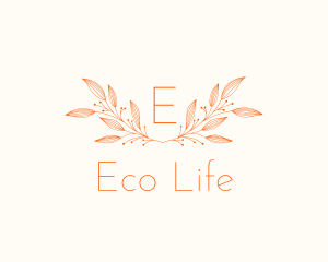 Aesthetic Nature Leaf  logo design