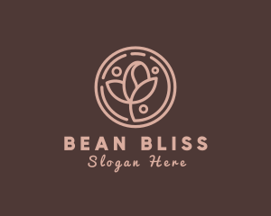 Coffee Bean Plant Leaf logo design