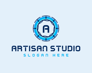 AI Software Technology logo design