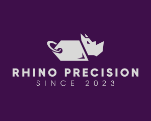 Rhino Price Tag logo design