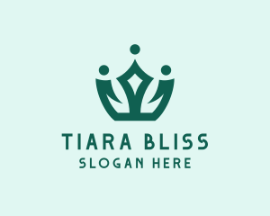 Simple Royal Tiara  logo