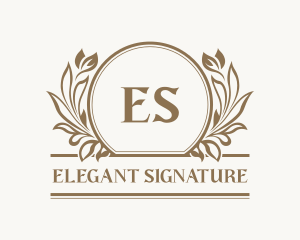 Floral Boutique Luxury logo design