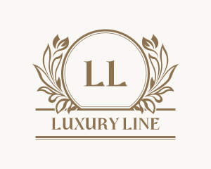 Floral Boutique Luxury logo design