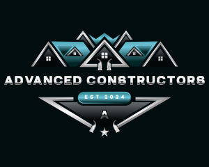 Hammer Roof Repair logo design