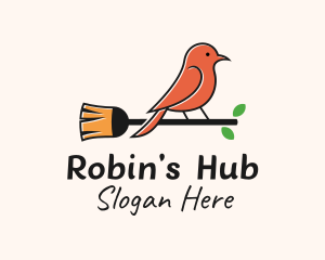 Bird Broom Cleaner  logo