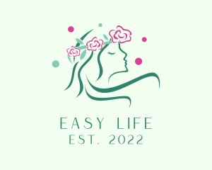 Beautiful Natural Woman logo design