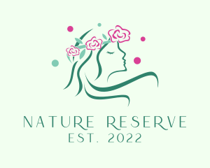 Beautiful Natural Woman logo design