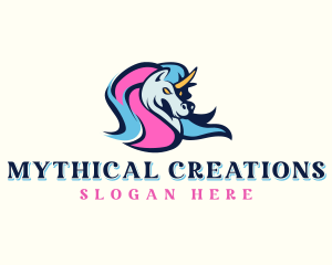 Unicorn Gaming Streamer logo design