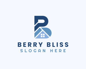 Town House Property Letter B logo design