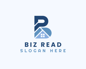 Town House Property Letter B logo design