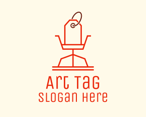 Chair Price Tag logo design