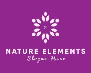 Natural Flower Petals logo design