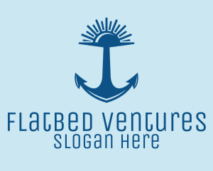 Sunset Bay Anchor logo design