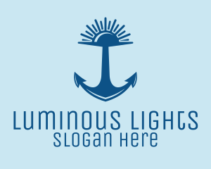 Sunset Bay Anchor logo design