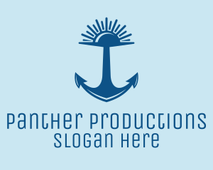 Sunset Bay Anchor logo design