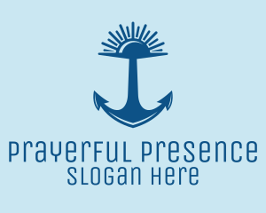 Sunset Bay Anchor logo design