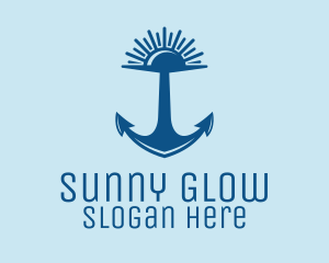 Sunset Bay Anchor logo design