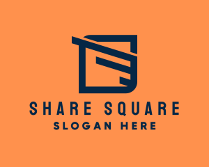 Modern Technology Square logo design