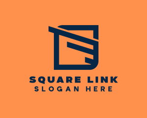 Modern Technology Square logo design