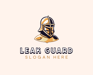 Warrior Knight Armor logo design