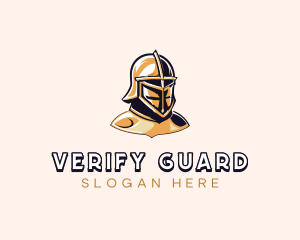 Warrior Knight Armor logo design