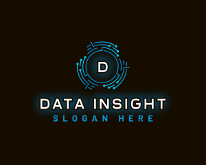 Technology Data Analytics logo design