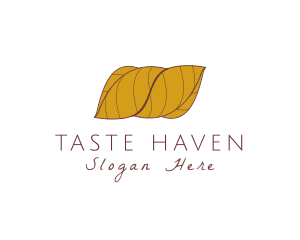 Autumn Wrapped Leaves logo design