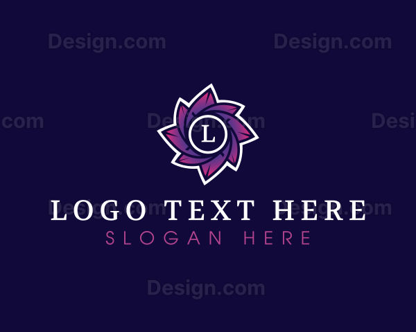 Floral Fashion Apparel Logo