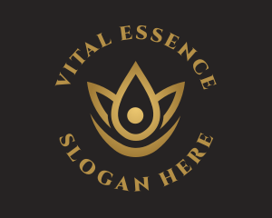 Floral Essence Droplet logo