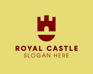 Castle Turret Tower  logo design