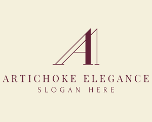 Luxury Elegant Letter A logo design