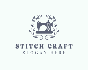 Sewing Seamstress Tailor logo design