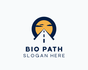 Sunrise Highway Road Path logo design