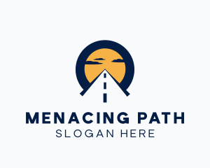 Sunrise Highway Road Path logo design