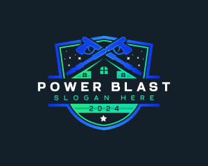 Power Wash Shield Cleaner logo design