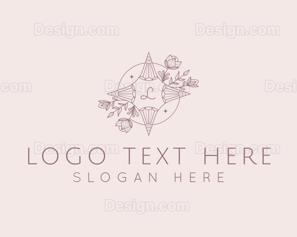 Floral Ornament Beauty Logo