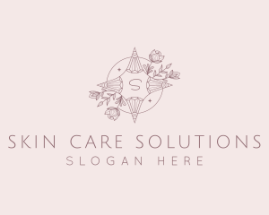 Floral Ornament Beauty logo design