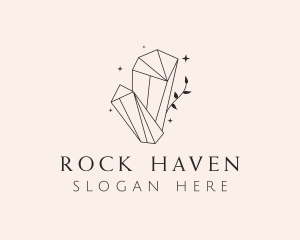  Elegant Crystal Gem logo design