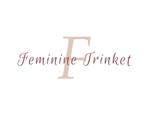 Cursive Feminine Studio logo design