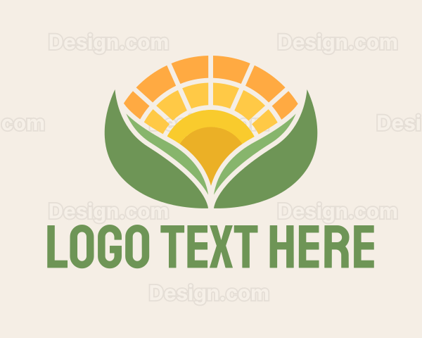 Agricultural Tropical Nature Logo