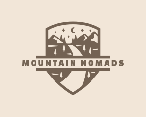 Night Mountain Adventure logo design