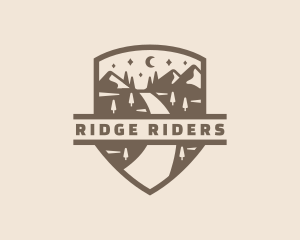 Night Mountain Adventure logo design