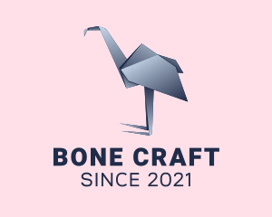 Ostrich Paper Craft  logo design