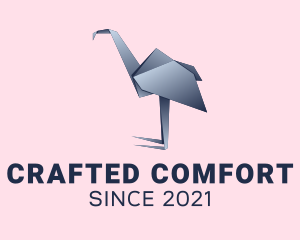 Ostrich Paper Craft  logo design