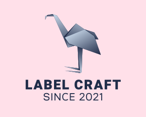 Ostrich Paper Craft  logo design