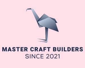 Ostrich Paper Craft  logo design