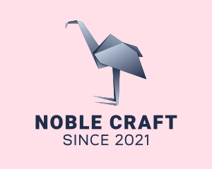 Ostrich Paper Craft  logo design