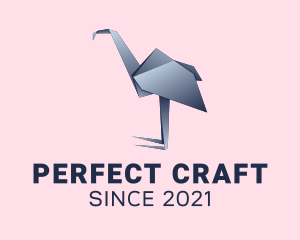 Ostrich Paper Craft  logo design