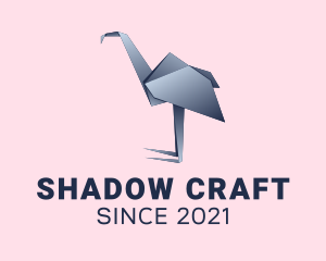 Ostrich Paper Craft  logo design