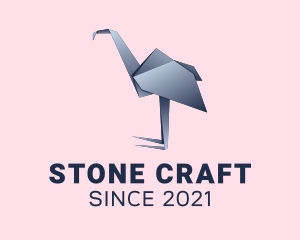 Ostrich Paper Craft  logo design